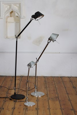 Lot 548 - Three modern anglepoise lamps, of various...