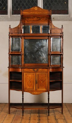 Lot 225 - A Victorian rosewood mirror-backed sideboard,...