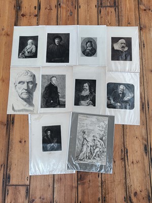 Lot 538 - A collection of antique engravings, including...