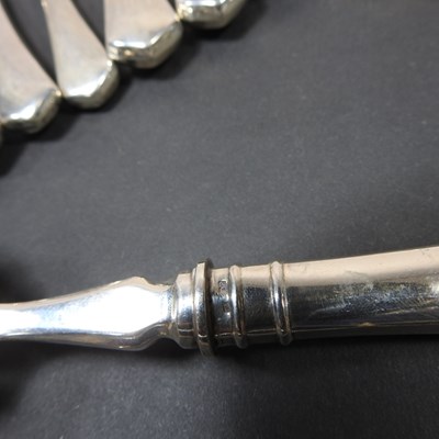 Lot 19 - An early 20th century continental silver part...