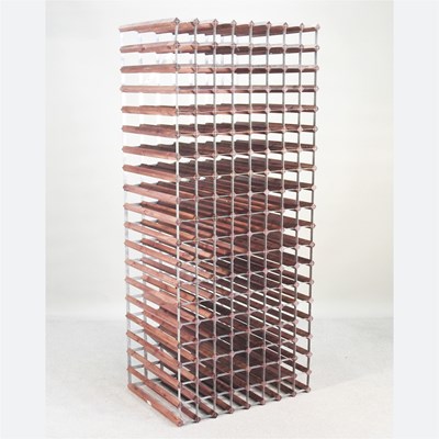 Lot 113 - A large wine rack