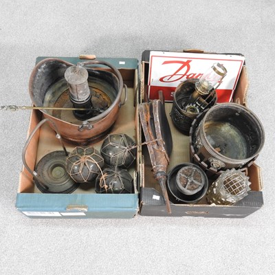 Lot 408 - A Danfoss enamel advertising sign, 23 x 35cm,...