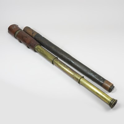 Lot 59 - A 19th century Ross single draw telescope,...