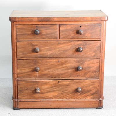 Lot 460 - A Victorian mahogany chest of drawers