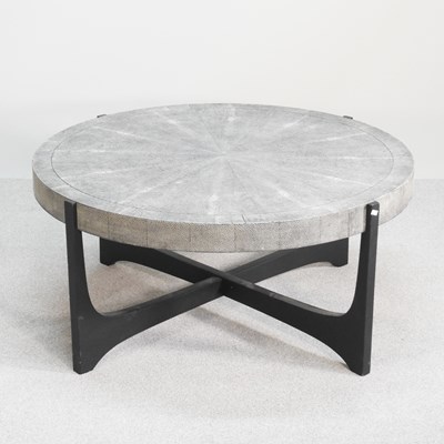 Lot 168 - A modern faux shagreen coffee table, by Julian...