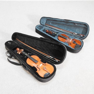 Lot 306 - A Primavera 3/4 size student's violin, 56cm...