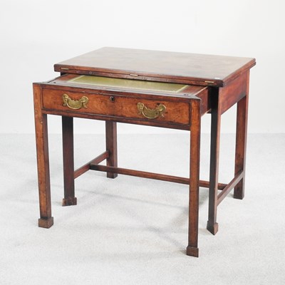 Lot 469 - A George III mahogany architect's table, with...