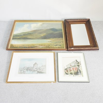 Lot 273 - Patersonn, 20th century, landscape, signed oil...