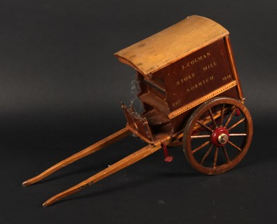 Lot 830 - A model carriage, inscribed J Colman, Stoke...