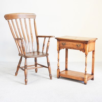 Lot 271 - An early 20th century windsor armchair,...
