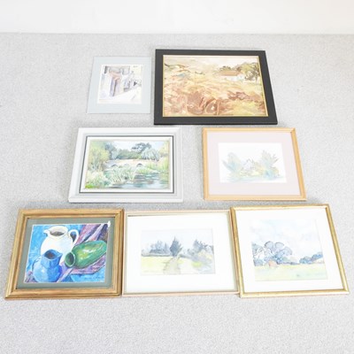 Lot 512 - A collection of pictures and prints, largest...