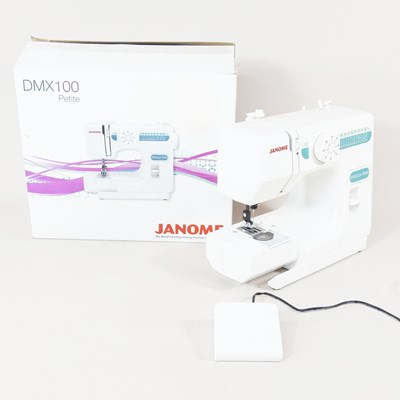 Lot 454 - A Janone DMX100 sewing machine, boxed
