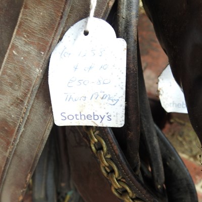 Lot 332 - A brown leather pony harness