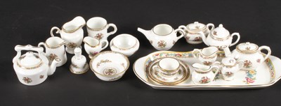Lot 170 - A collection of Coalport floral decorated...
