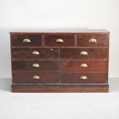 Lot 65 - A mid 20th century chest, containing an...