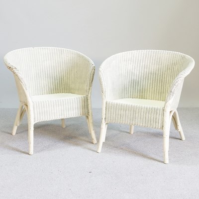 Lot 137 - A pair of early 20th century white painted...