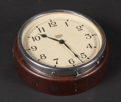 Lot 249 - A Smiths bakelite 8 day wind up coach clock, 5...