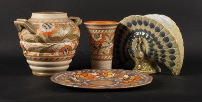 Lot 188 - A collection of Art Deco ceramics, to include...