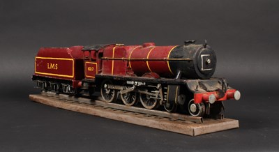 Lot 706 - A scratch built model LMS steam locomotive
