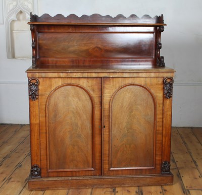 Lot 453 - A Victorian mahogany chiffonier w.107cm