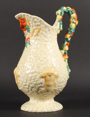 Lot 158 - A Clarice Cliff jug in the Celtic Harvest pattern