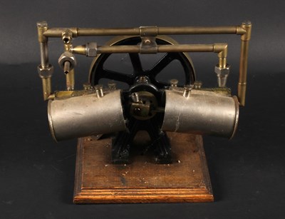 Lot 654 - A vintage steam engine vacuum pump