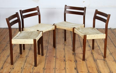 Lot 510 - A set of four mid century Danish Mogens Kold...
