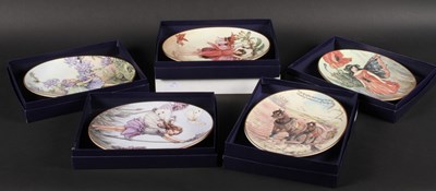 Lot 174 - A collection of Royal Worcester Fairy plates,...