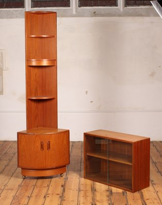 Lot 465 - A G-Plan display cabinet, 168x151x48cm, with a...