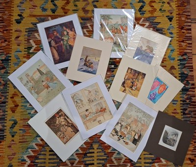 Lot 358 - Ritalen, drypoint etching 70+ of houses,...