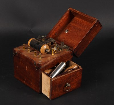 Lot 699 - A vintage electric shock machine, fitted with...