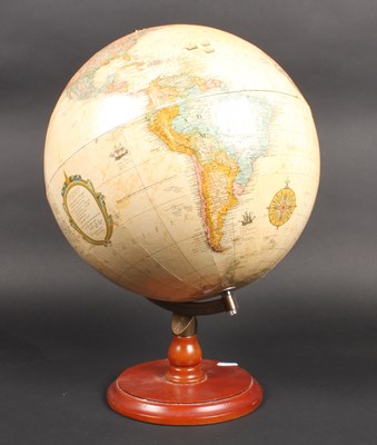 Lot 601 - A modern terrestrial ten inch globe on stand,...