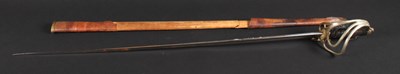 Lot 222 - A WWI infantry officer's sword, the blade...