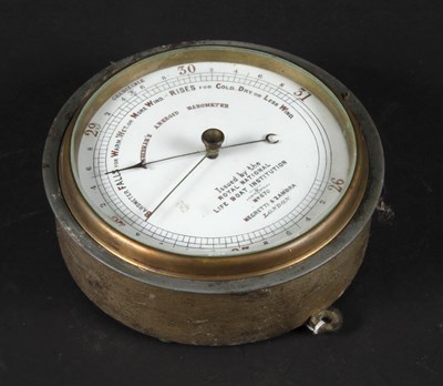 Lot 242 - A Negretti & Zambra Fisherman's Aneroid...