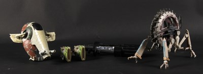 Lot 774 - A collection of Star Wars toys, including a...