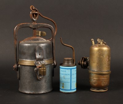 Lot 685 - A pair of vintage acetylene generators, one by...