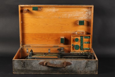 Lot 680 - A WWII era Royal Observer Corps range finder,...