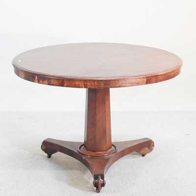 Lot 245 - A Victorian mahogany dining table, of circular...