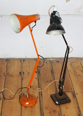 Lot 683 - A Herbert Terry style black painted anglepoise...