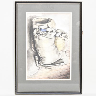 Lot 69 - Reginald Brill, 1902-1974, Grain sacks, signed...