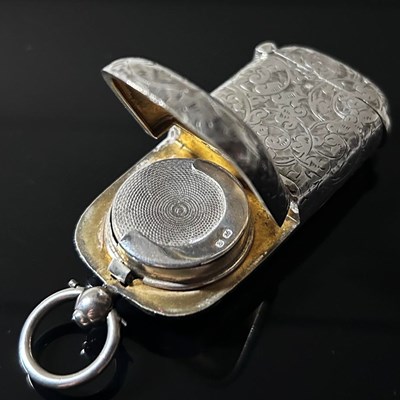 Lot 167 - A Victorian silver combined soverign holder...