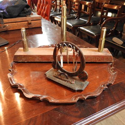 Lot 229 - An early 20th century mahogany serving tray