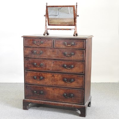 Lot 570 - A George III mahogany chest of drawers