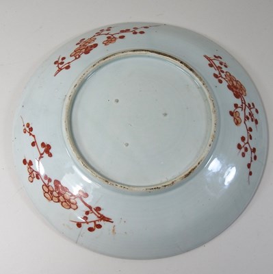 Lot 174 - A 19th century Chinese porcelain charger, 37cm diameter