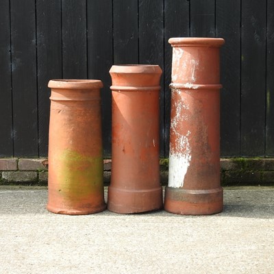 Lot 351 - Three large chimney pots