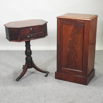 Lot 393 - A Regency mahogany ladies work table