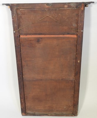 Lot 16 - A Regency rosewood and inlaid wall mirror