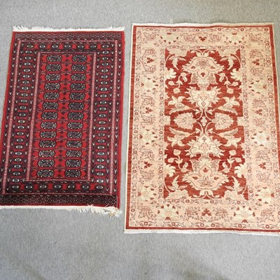 Lot 242 - A Bokhara style rug