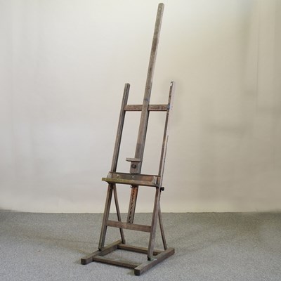 Lot 456 - A wooden artist's easel