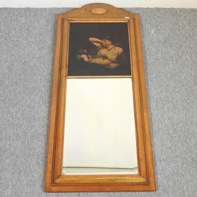 Lot 241 - A pier mirror